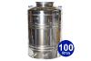 Fût Inox 100 litres assemblage soudé avec Robinet Inox - comptoir zero dechet