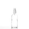 Flacon verre transparent 100 ml Sélection du Bouchage (DIN18) : Spray Blanc + Capot Transparent