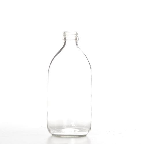 Flacon verre transparent 500 ml - Comptoir zéro déchet