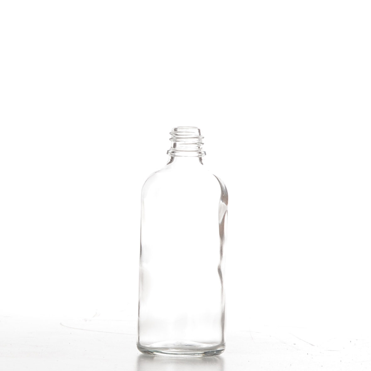 Flacon verre transparent 30 ml avec pipette compte-goutte