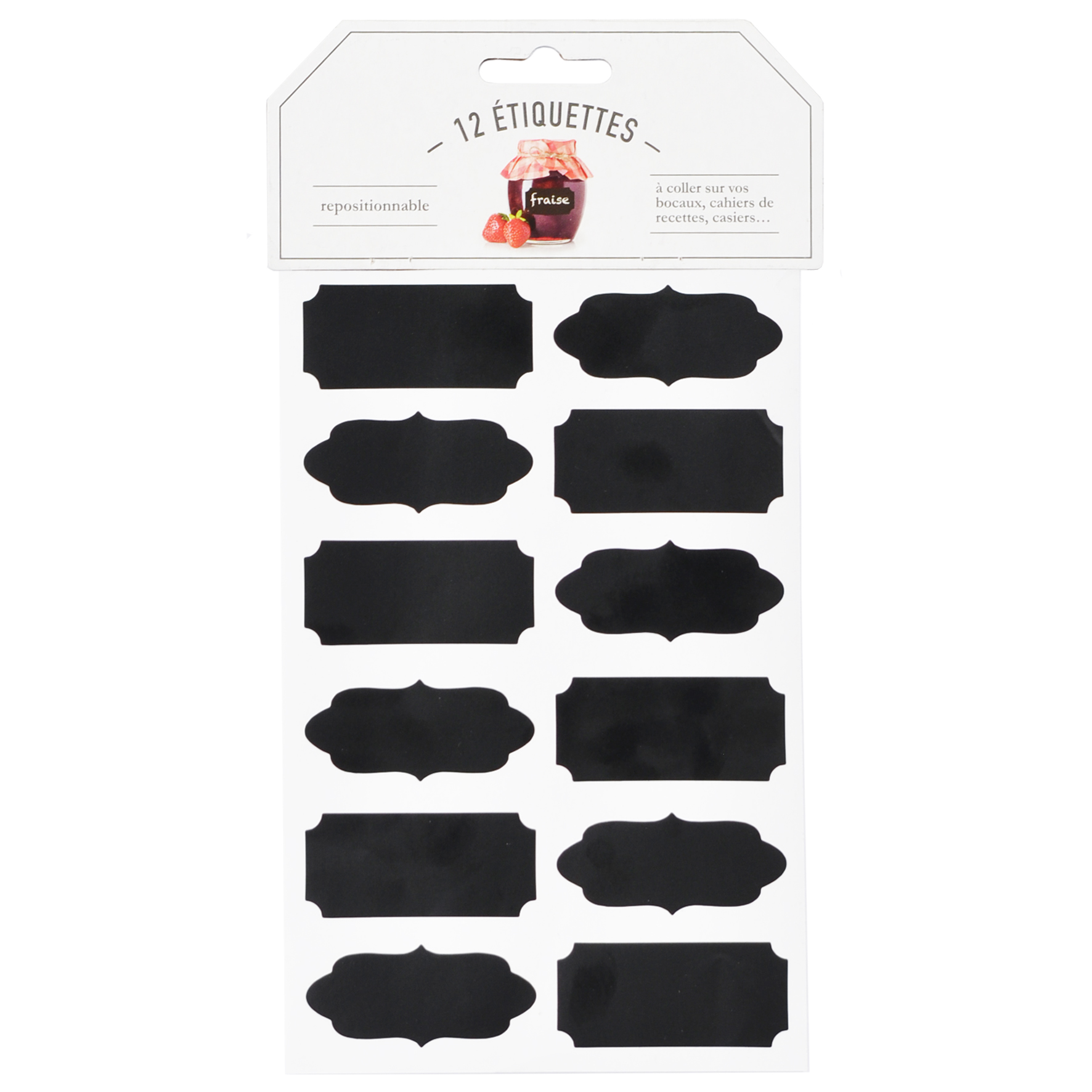 Gagawin Étiquettes Ardoise Autocollantes, 150 Pièces Stickers Cuisine Noir  Étiquettes Imperméable Kitchen Label Amovible pour Pots et Bocaux des