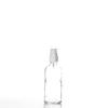 Flacon verre transparent 30 ml Sélection du Bouchage (DIN18) : Spray Blanc + Capot Transparent