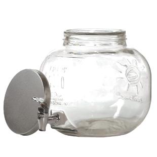 Fontaine à boisson en verre avec robinet - contenance 8 L 