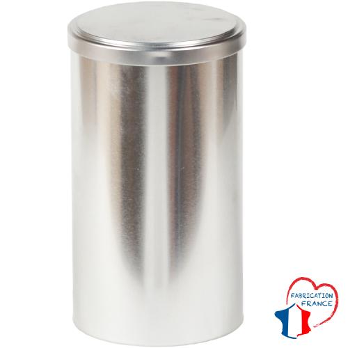 Boîte multiusage en métal cylindrique 1,7 litre - comptoirzerodechet.com
