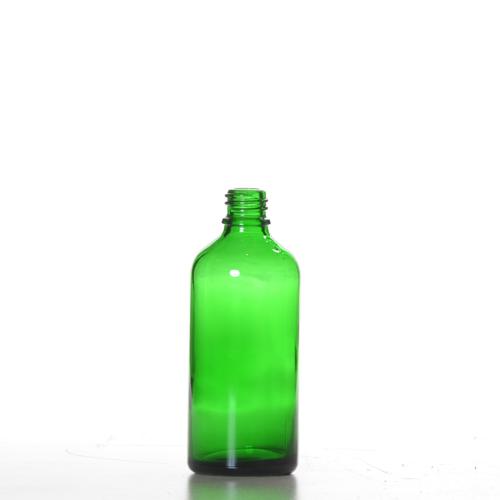 Flacon verre vert 100 ml