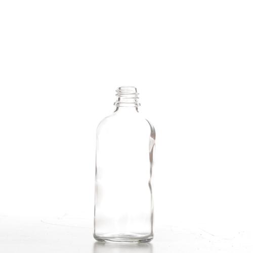 Flacon verre transparent 100 ml - Comptoir zéro déchet