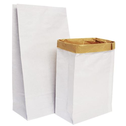 Sac papier kraft alimentaire double paroi 32 litres 31,5 x 16 x 64 cm - Lot de 25 - comptoirzerodechet.com